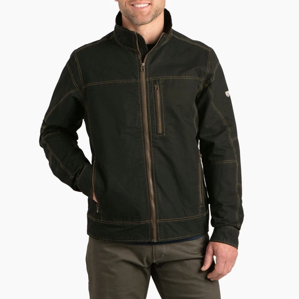 M BURR JACKET, Color: ESPRESSO, Size: L