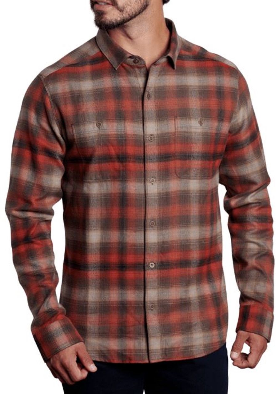 LAW FLANNEL LS, Color Code: BRIK, Size: L