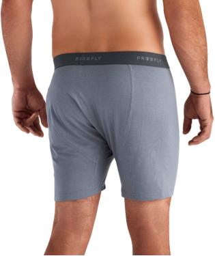 M BAMBOO MOTION BOXER BRIEF, Color: SLATE, Size: XXLARGE