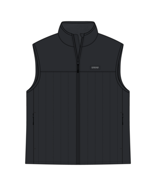 M FLATHEAD PERFORMANCE QUILTED VEST, Color: CHARCOAL GRAY, Size: LRG