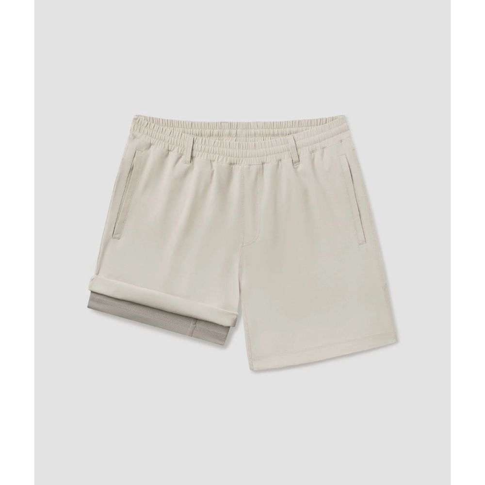EVERYDAY HYBRID SHORTS, Color: PELICAN, Size: XXLARGE