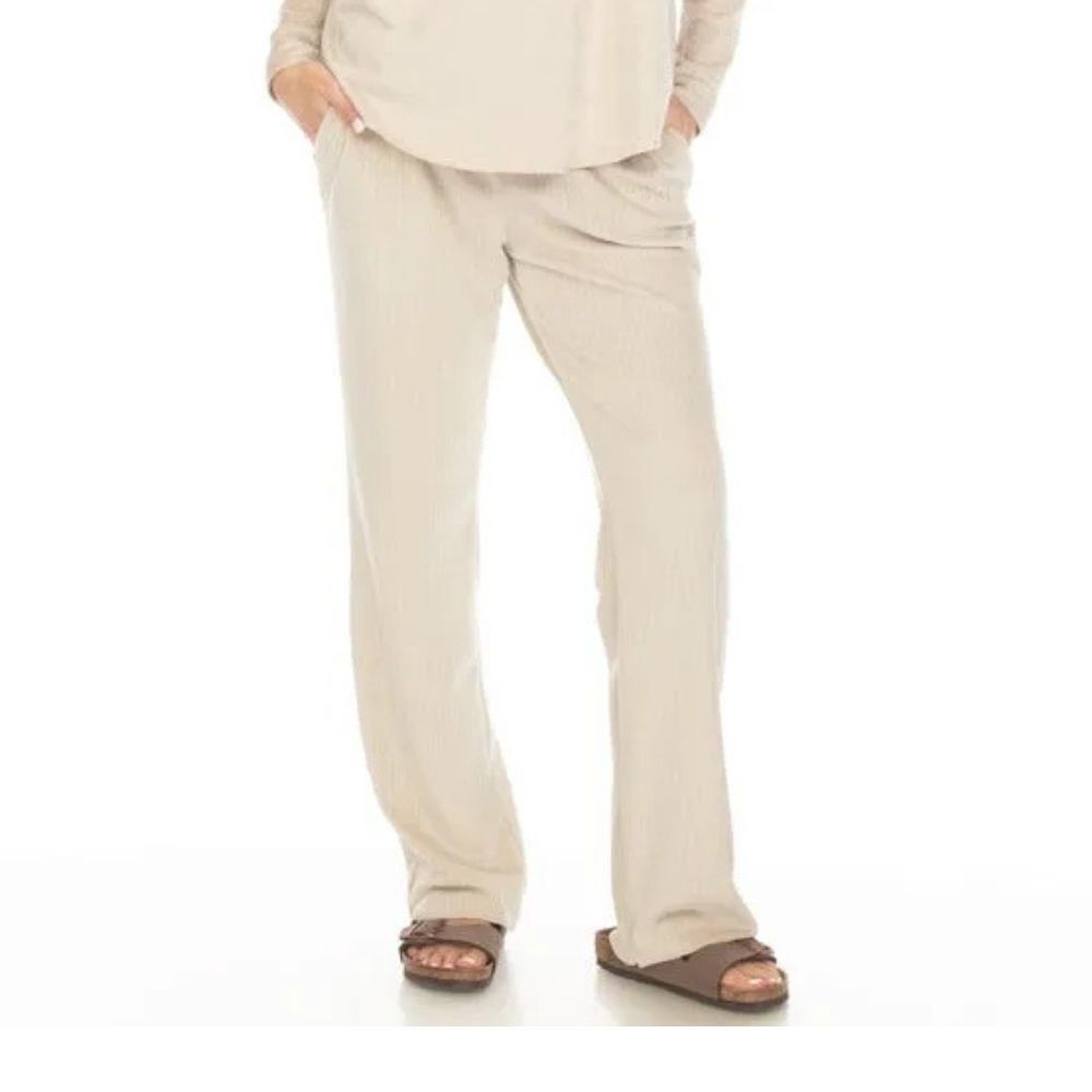ESME LOUNGE PANT, Color: ALABASTER, Size: S