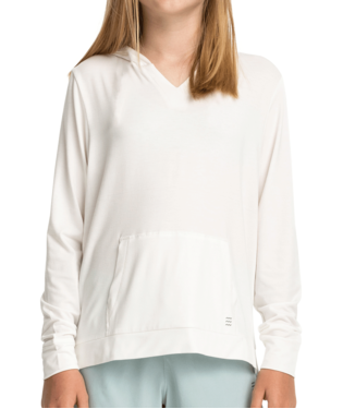 G Bamboo Shade Hoodie, Color: Bright White, Size: LARGE