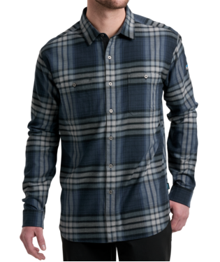 Fugitive Flannel LS, Color: CITY NIGHT, Color Code: CITY, Size: L