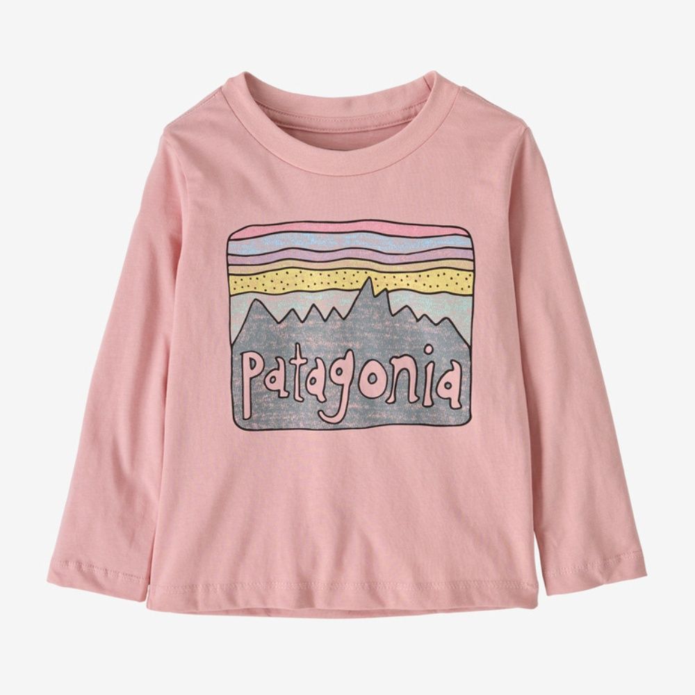 BABY L/S FITZ SKIES T-SHIRT, Color: MALLOW PINK, Size: 6M