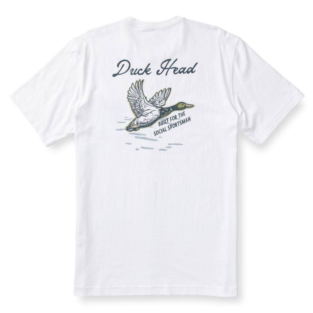 SOCIAL SPORTSMAN SHORTSLEEVE T-SHIRT, Color: WHITE, Color Code: 100, Size: XLARGE