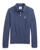 CUTLER LS POLO, Color: Oceanside, Size: M