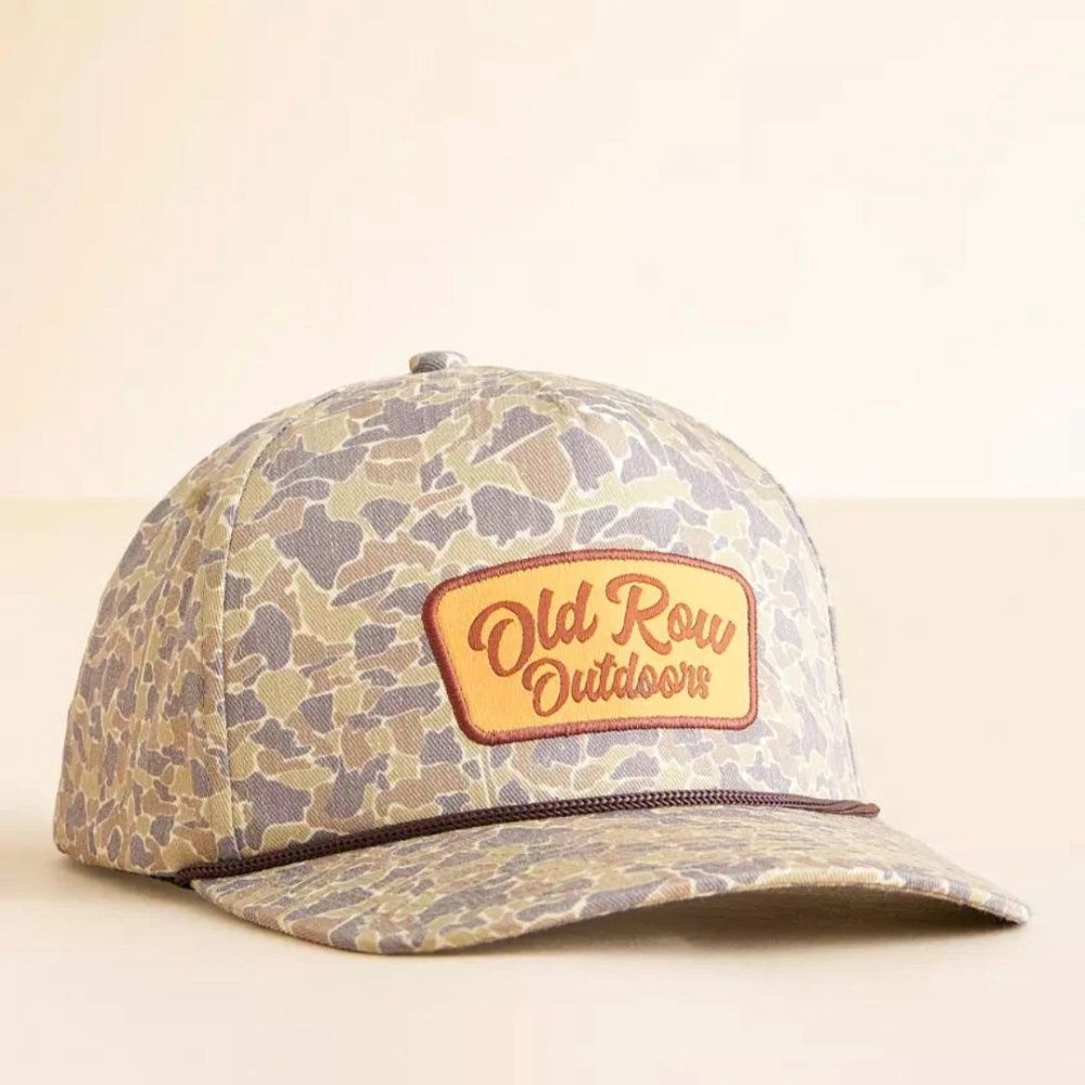 OLD ROW OUTDOORS DUCK CAMO HAT, Color: CAMO, Size: OS