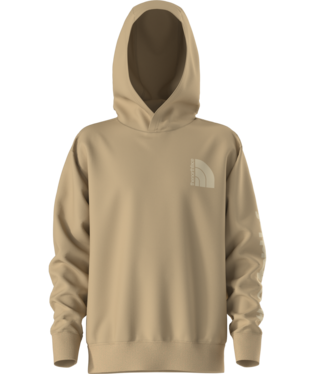 Teen Jumbo Hd Camp Fleece Pullover Hoodie, Color: Khaki Stone, Size: XS