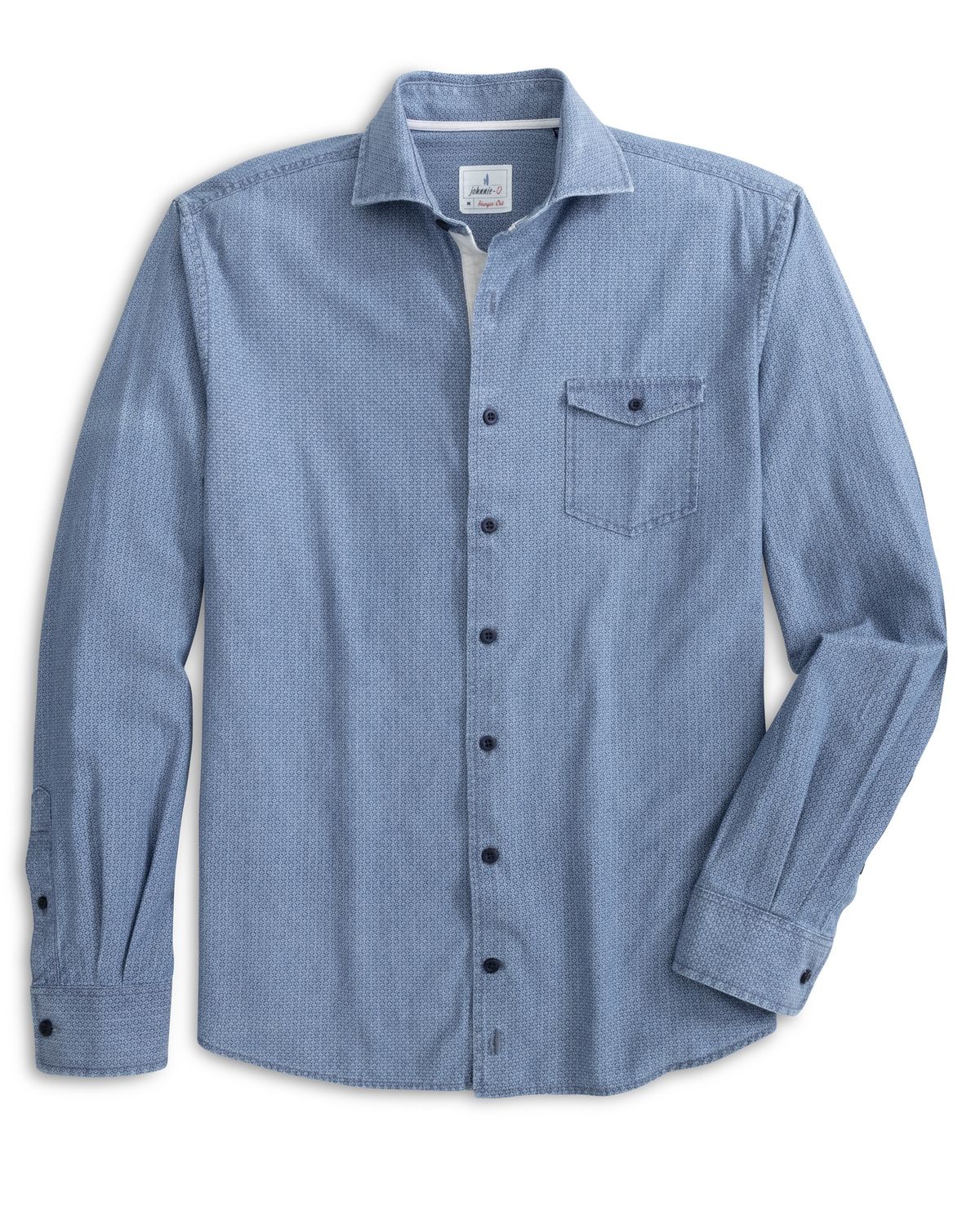 HANCOCK BUTTON UP, Color: WAKE, Size: M