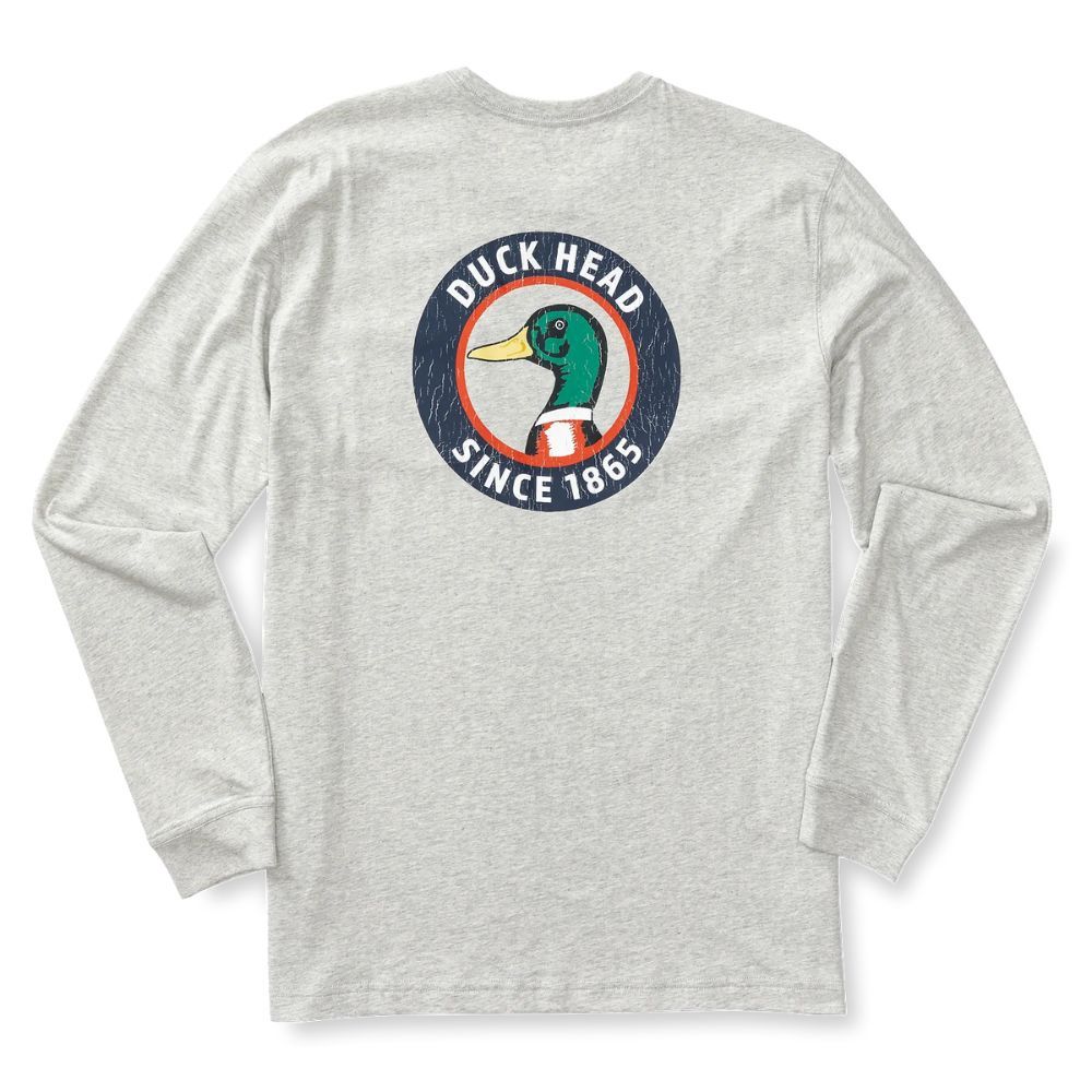 LONG SLEEVE NOSTALGIA T-SHIRT, Color: VARSITY GREY, Size: XXLARGE