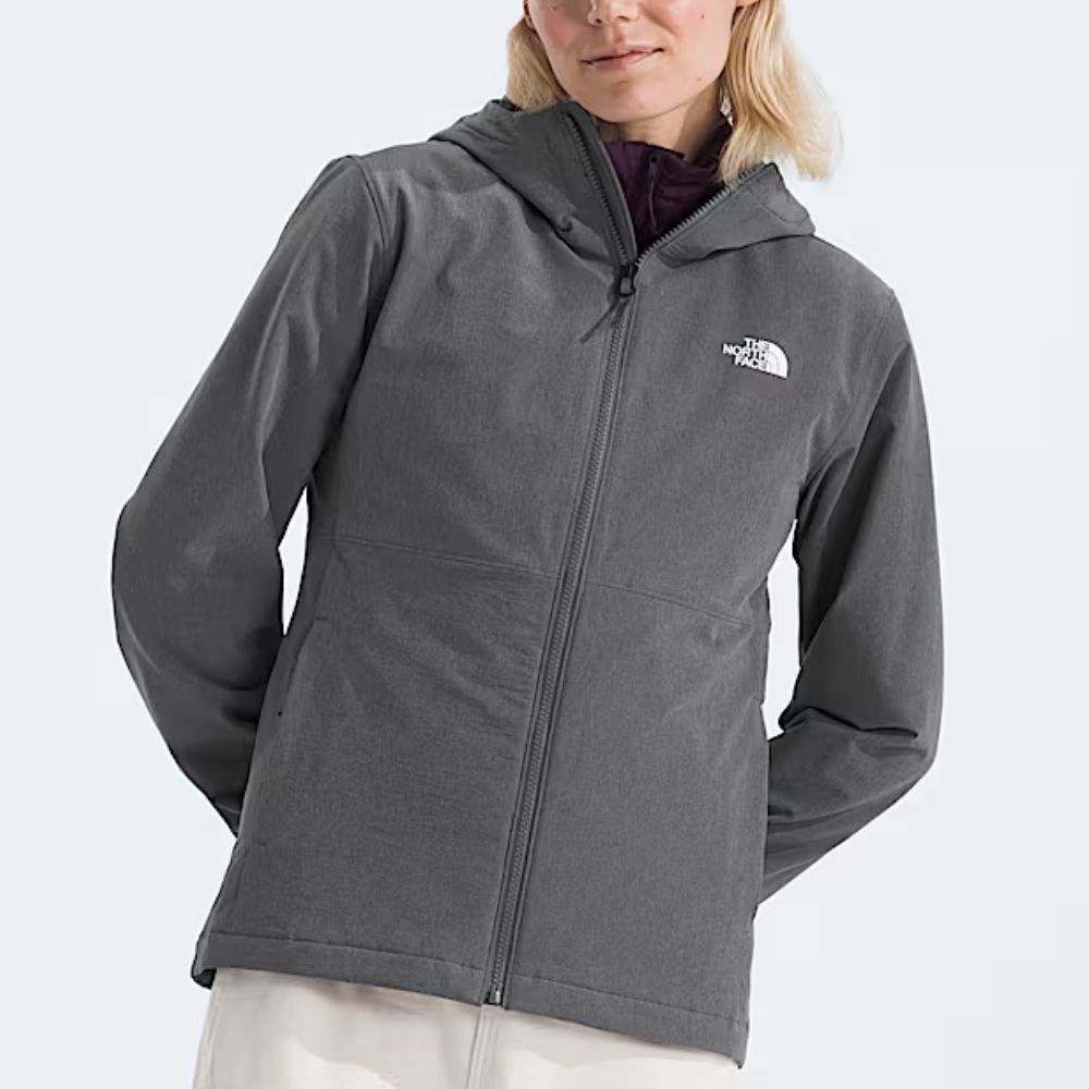 WOMEN’S SHELBE RASCHEL HOODIE, Color: SMOKED PEARL HEATHER, Size: XS