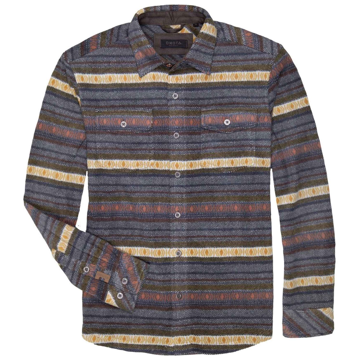 LLOYD FLANNEL, Color: TERRA, Size: M