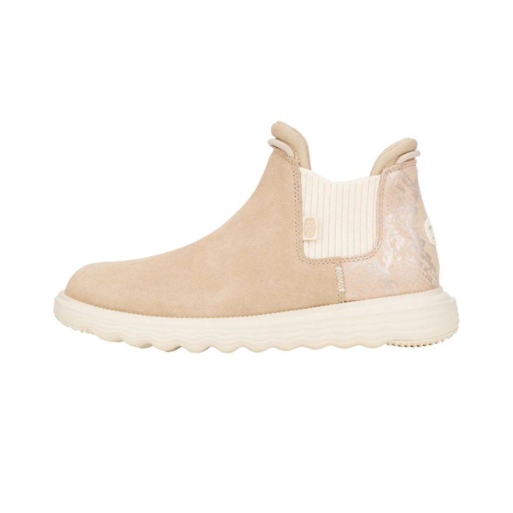 W BRANSON W/ SUEDE NOVELTY, Color: SAND | SNAKE, Size: W5