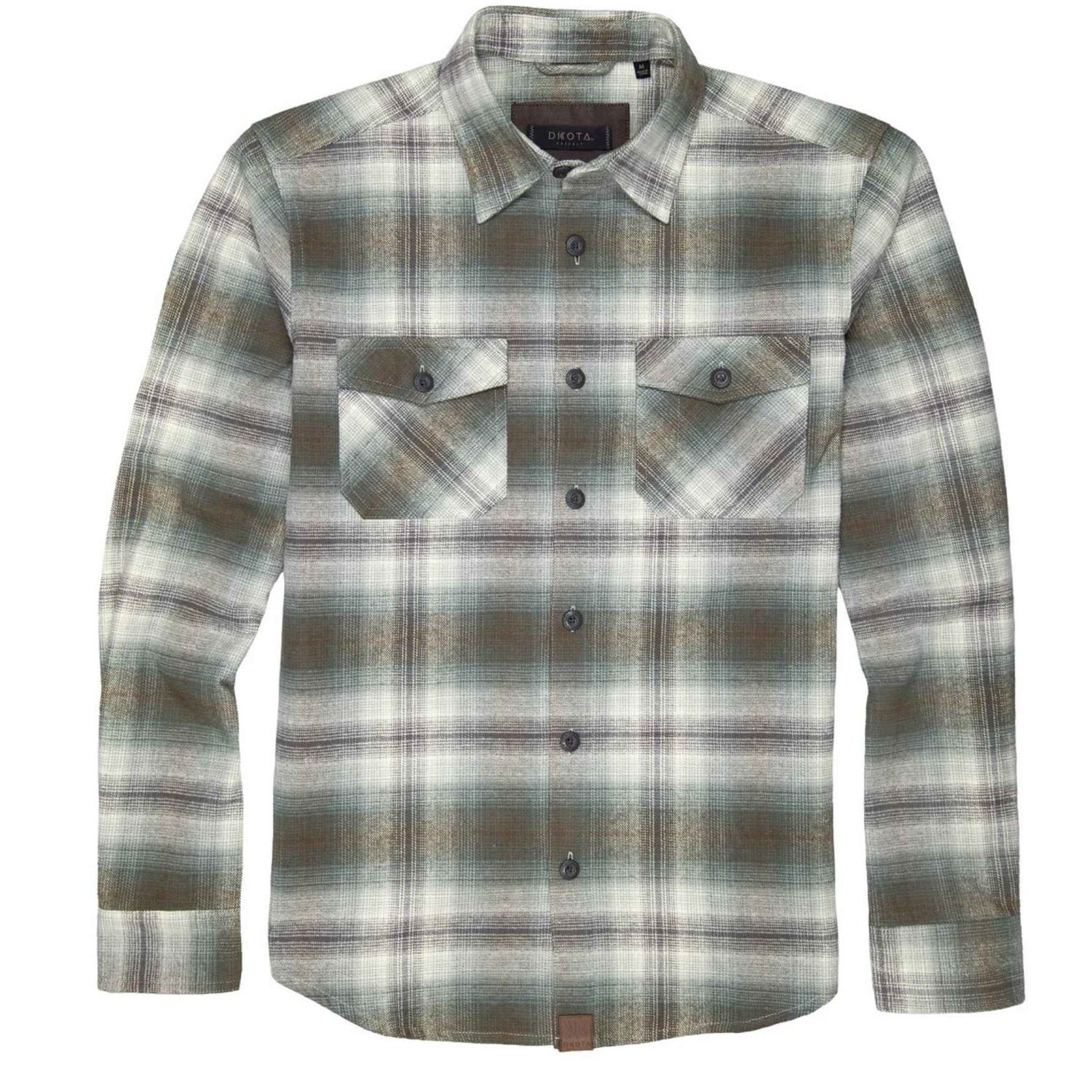 BRIGGS FLANNEL, Color: COTTONWOOD, Size: M