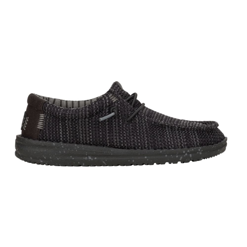 Wally Y Stretch Sox, Color: Black/Black, Size: C11