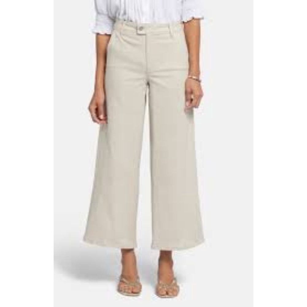 W HIGH RISE MONA TROUSER ANKLE PANT, Color: FEATHER, Size: 0