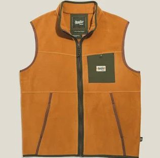 FREE RANGE FLEECE VEST, Color: ADOBE, Size: S
