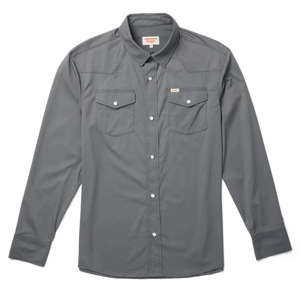 Seager El Ranchero Longsleeve, Color: CHARCOAL GREY, Size: S