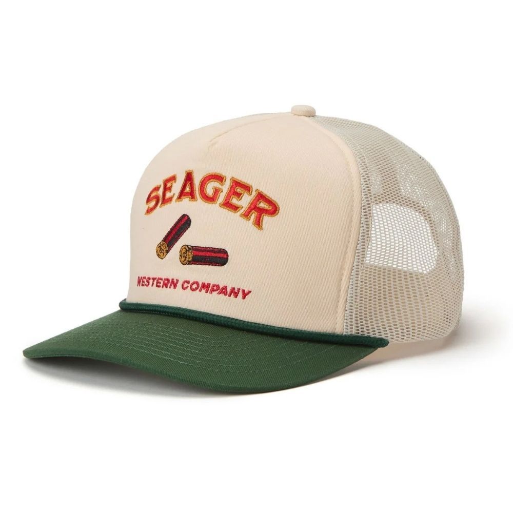 Seager Gone Huntin' Snapback, Color: CREAM/GREEN, Size: O/S