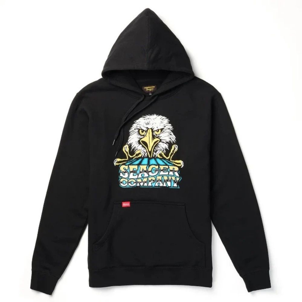 Seager Baldy Hoodie, Color: BLACK, Size: S