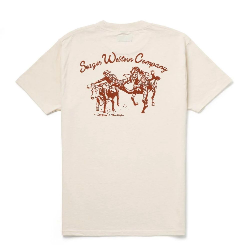 Seager Los Rios Tee, Color: VINTAGE WHITE, Size: S