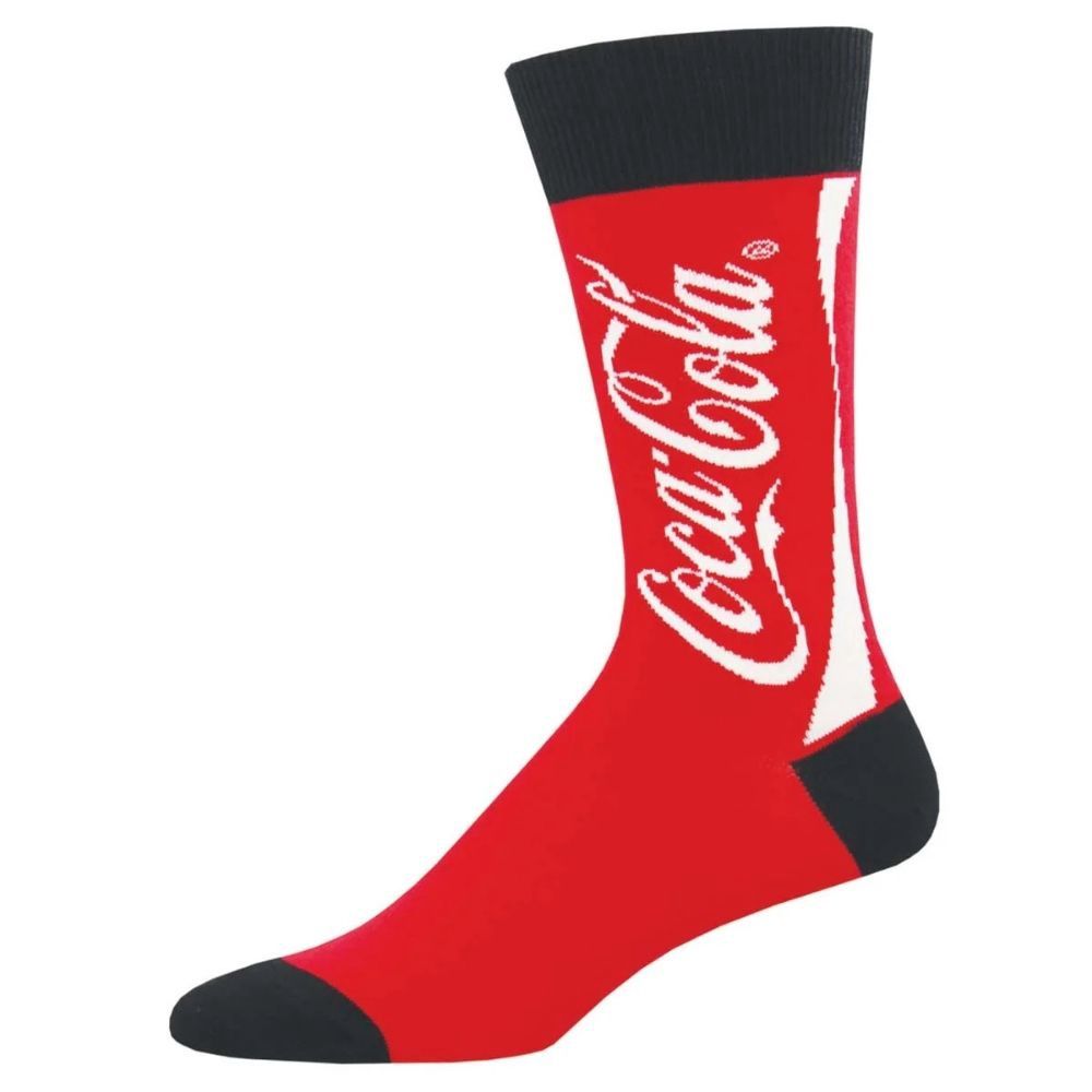Coca-Cola Socks, Color: Red, Size: 10-13