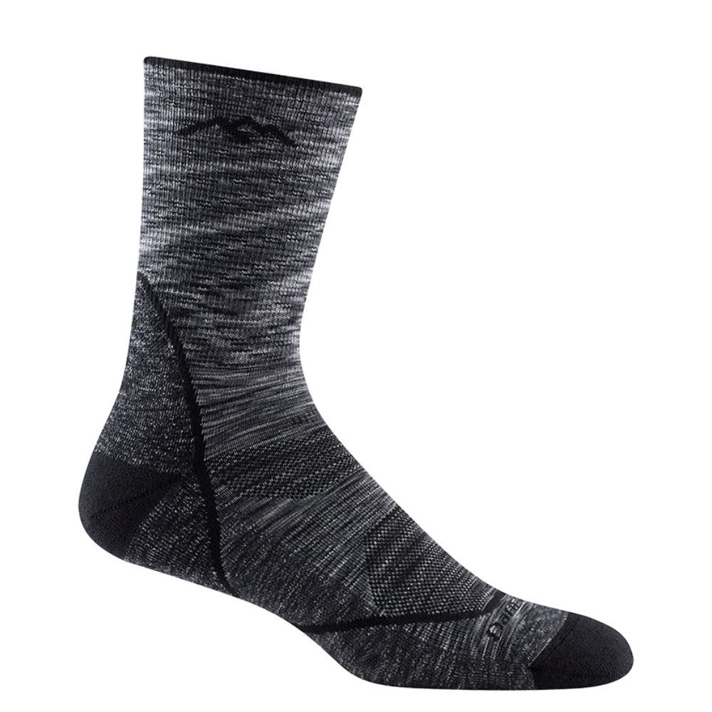 LIGHT HIKER MICRO CREW LIGHTWEIGHT WITH CUSHION, Color: SPACE GRAY, Size: M