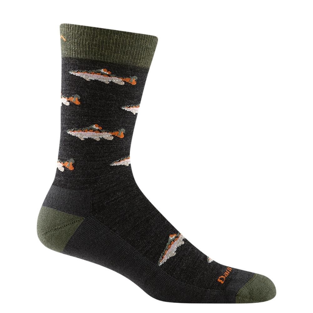 SPEY FLY CREW LIGHTWEIGHT WITH CUSHION, Color: Charcoal, Size: M