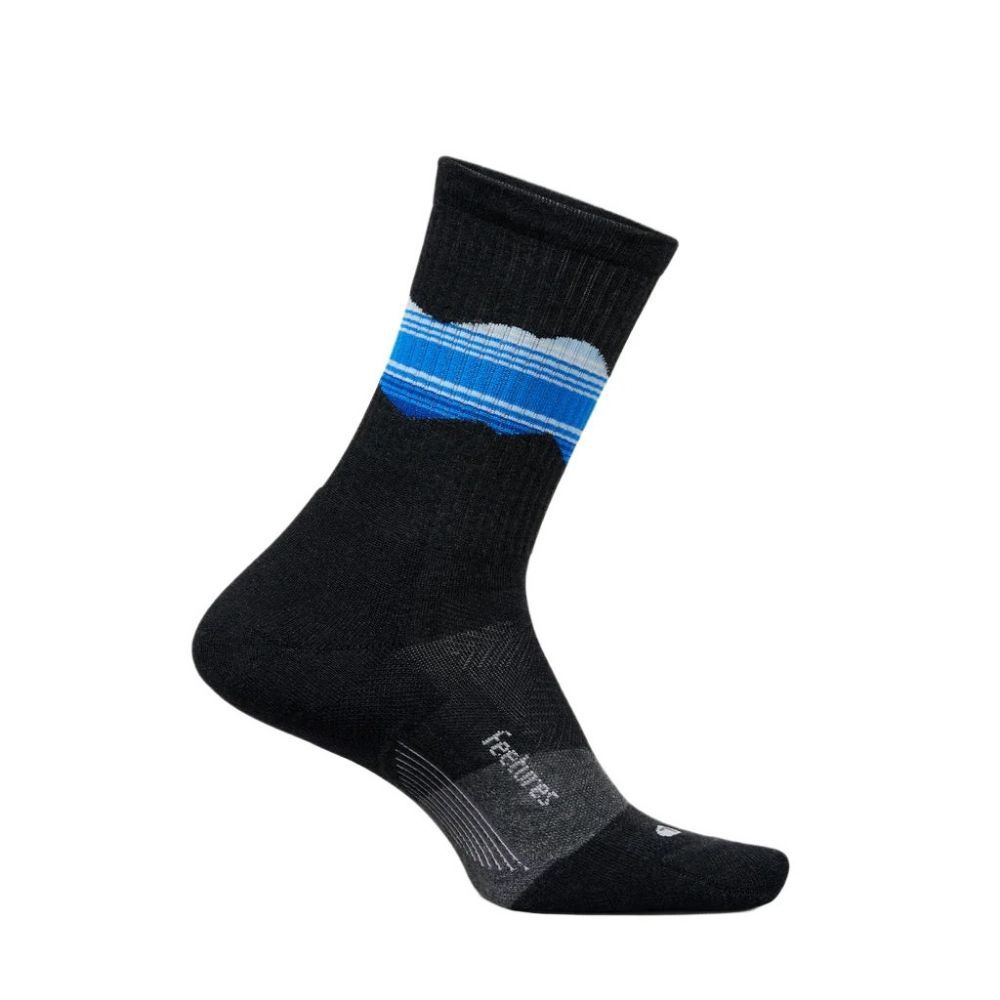 Trail Mini Crew Max Cushion--, Color: Blue Ridge Charcoal, Color Code: 715, Size: M