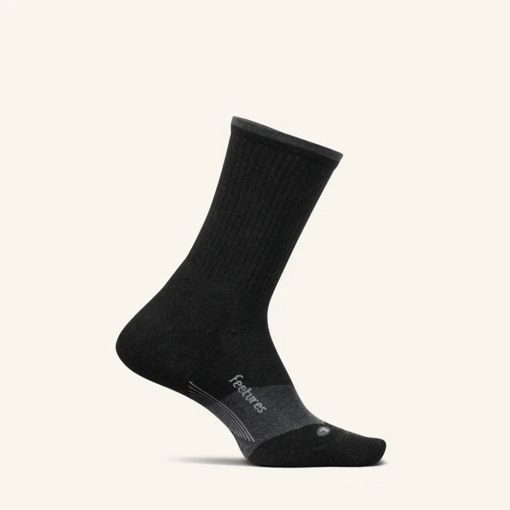 Trail Mini Crew Max Cushion-, Color: Charcoal, Color Code: 647, Size: S