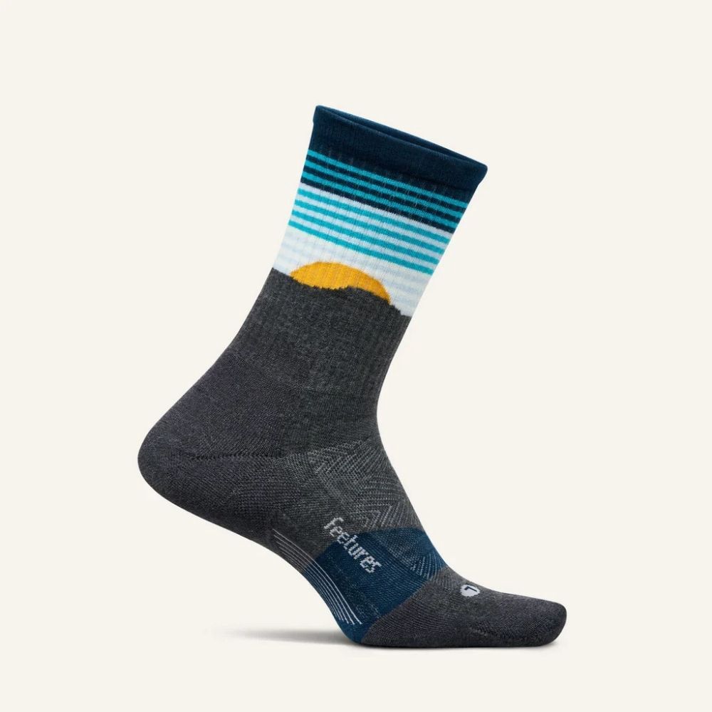 Trail Mini Crew Max Cushion Sock, Color: Table Rock Gray, Color Code: 711, Size: S
