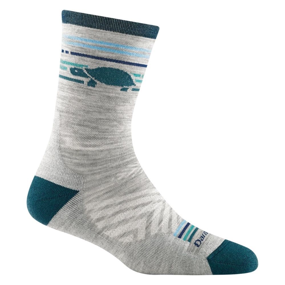 Pacer Micro Crew Ultra-Lightweight w/Cushion, Color: Gray, Size: S