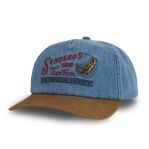 HAND TIED FLIES HAT, Color: WASHED DENIM, Style: SPCH123F16