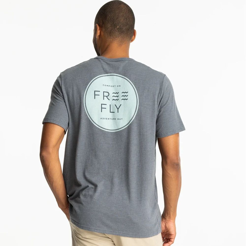 COMFORT ON POCKET TEE, Color: HEATHER STORM CLOUD, Size: MEDIUM