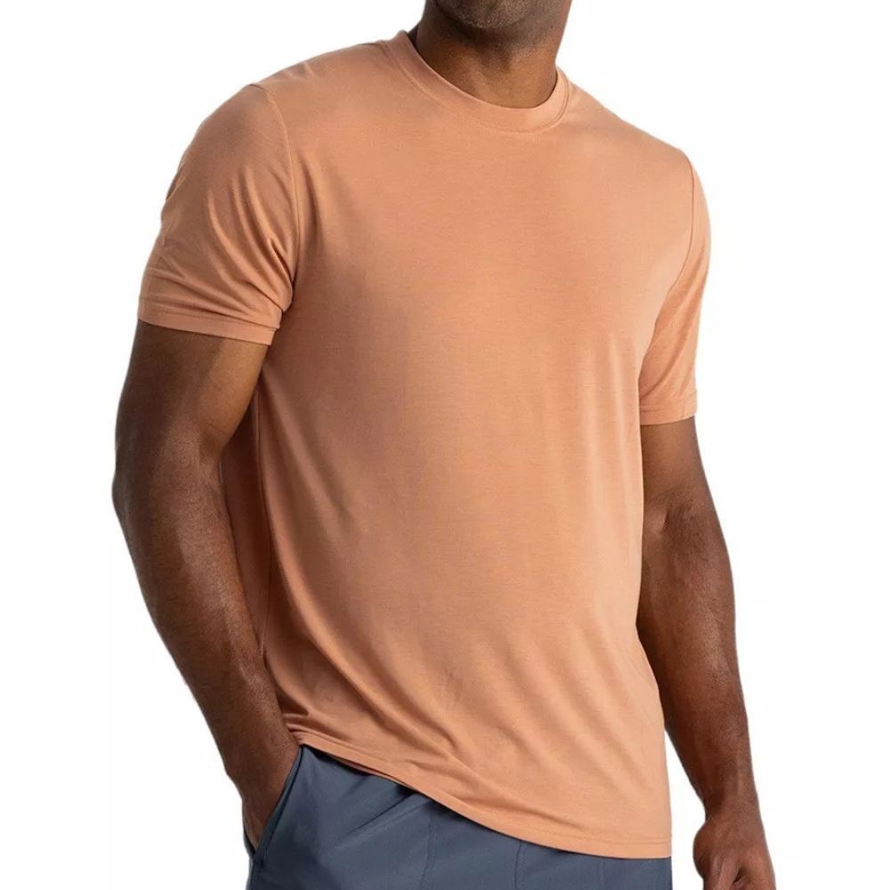 MEN'S ELEVATE LIGHTWEIGHT TEE, Color: CANYON CLAY, Size: LARGE