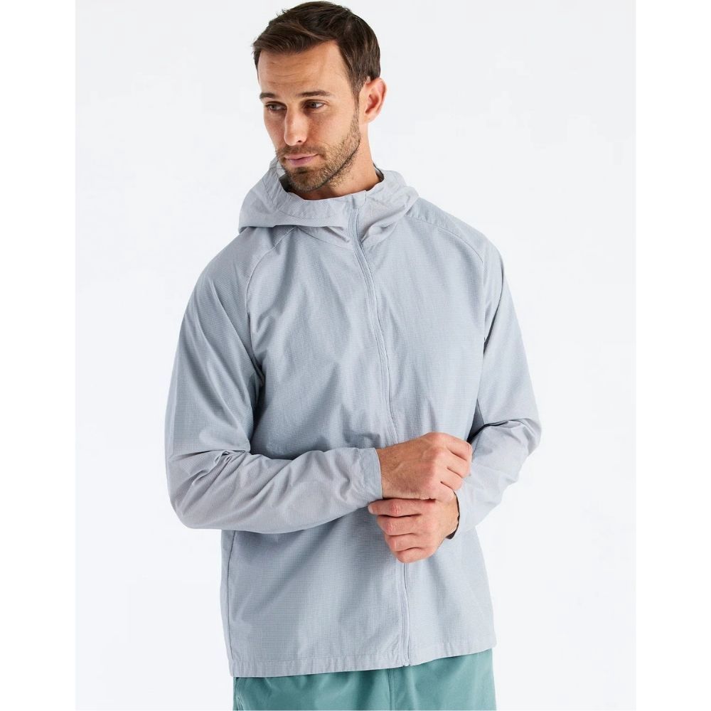 MEN'S HEADWIND JACKET, Color: ASPEN GREY, Size: MEDIUM