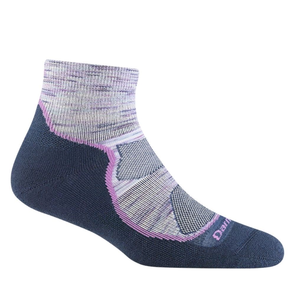 1/4 SOCK HIKE/TREK LIGHTWEIGHT, Color: COSMIC PURPLE, Size: SMALL