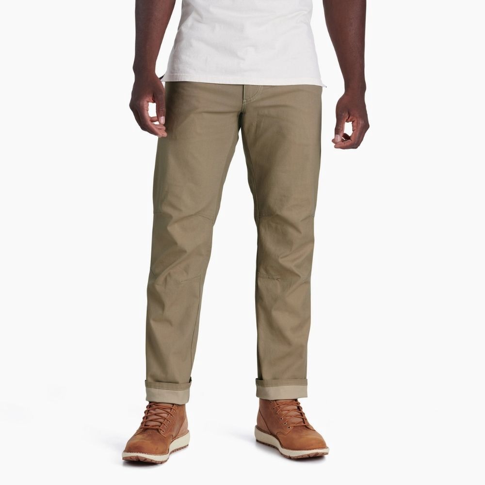 KANVUS JEAN, Color: KHAKI, Size: 33X32