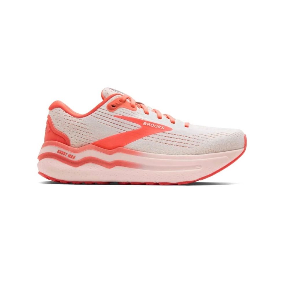 W GHOST MAX 2, Color: WHITE | PEACH | CORAL, Size: 6B