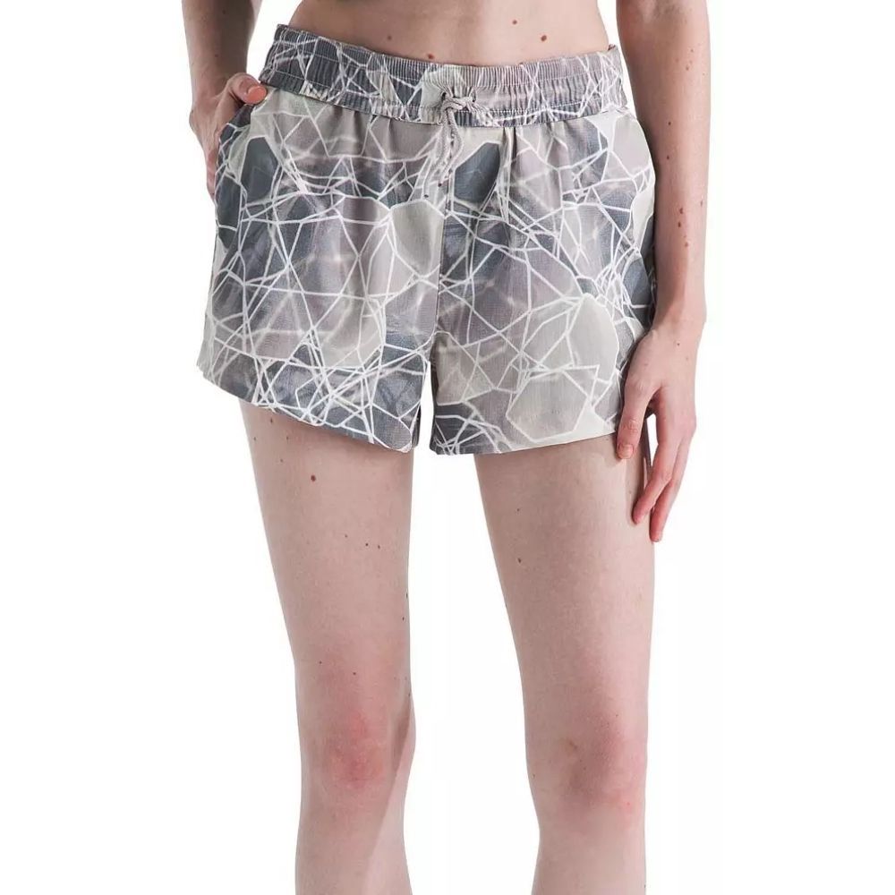 Women's Class V Pathfinder Pull-On Short - 3", Color: Moonstone Grey Oval Intention Print, Size: XS REG