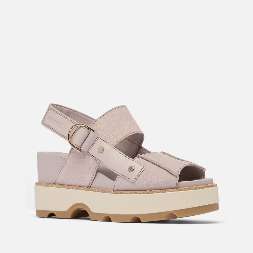 W JOANIE IV SANDAL WEDGE, Color: CRUSHED | CLAY, Size: 6