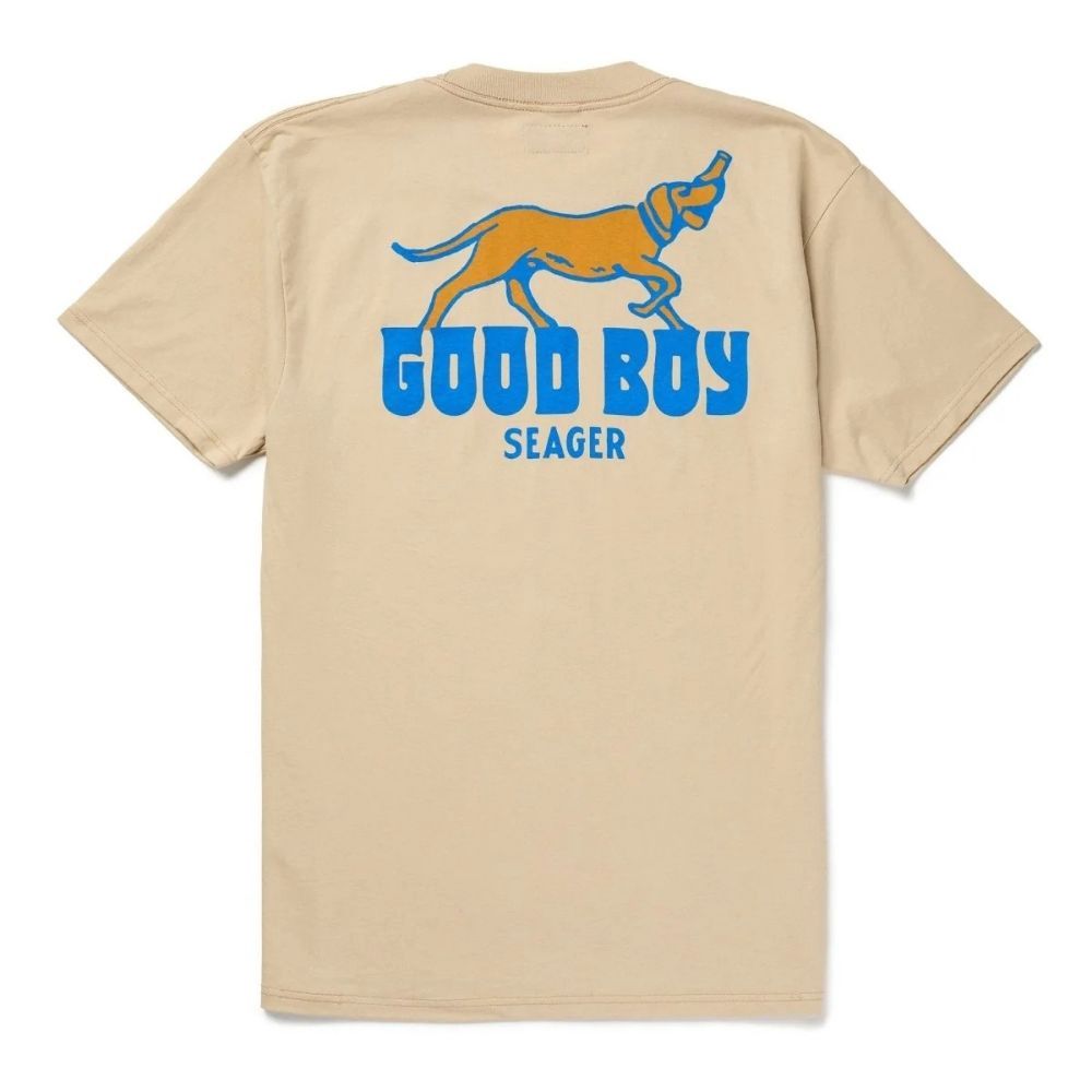 GOOD BOY TEE, Color: CREAM, Size: MEDIUM