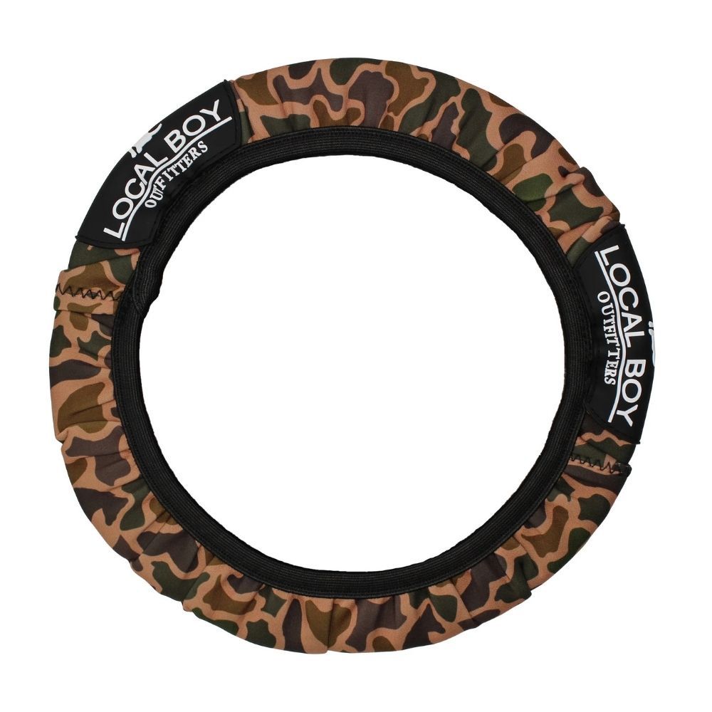 STEERING WHEEL COVER, Color: OLD SCHOOL CAMO
