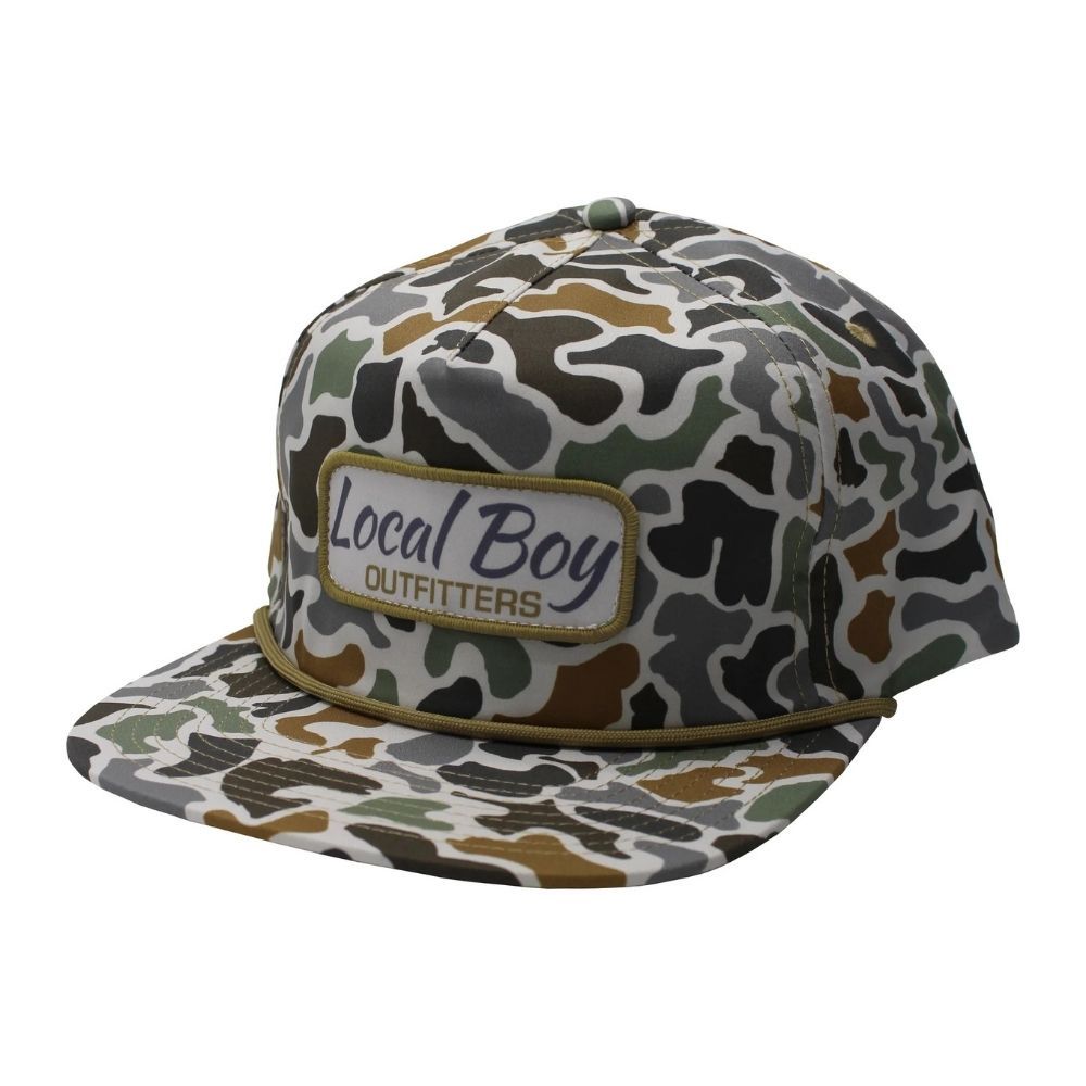 LOCAL INSIGNIA LOW PROFILE ROPE HAT, Color: LOCALFLAGE BLUFF, Size: YTH