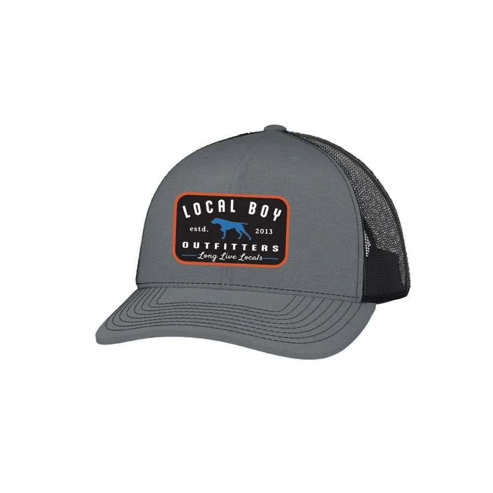 ON THE PROWL TRUCKER HAT, Color: GRAY/BLACK, Size: OSFA