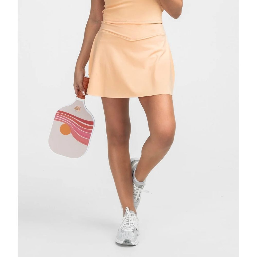 YOUR SERVE TENNIS SKORT, Color: PEACHES AND CREAM, Size: XLARGE