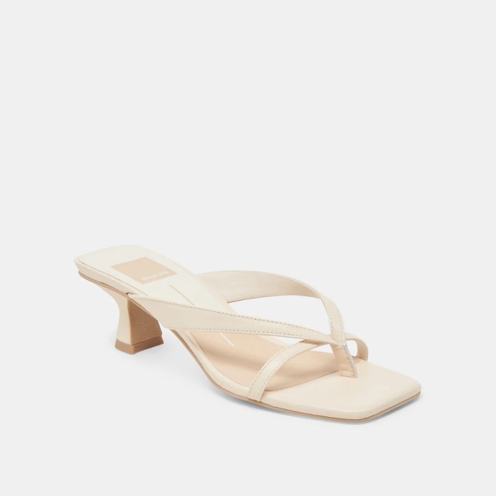 BREVEL, Color: BONE LEATHER, Size: 6