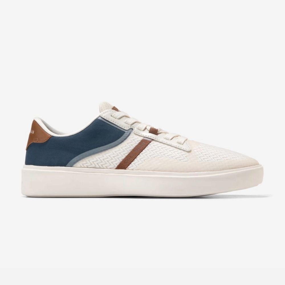 M GRAND CROSSCOURT WINNER SNEAKER, Color: IVORY/NAVY BLAZER, Size: 9