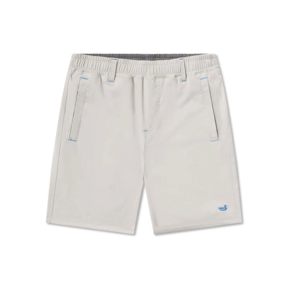Y BILLFISH LINED PERFORMANCE SHORT, Color: LIGHT GRAY, Size: YXL